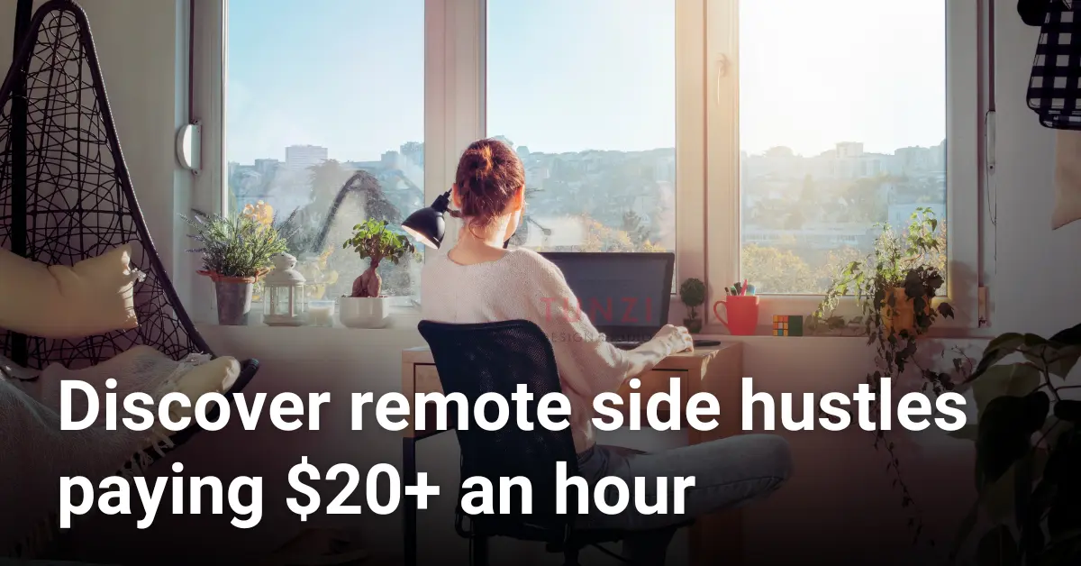 10 Remote Side Hustles Paying $20+ an Hour in 2025